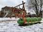 Raupe auf dem Spielplatz Nachtigallenweg