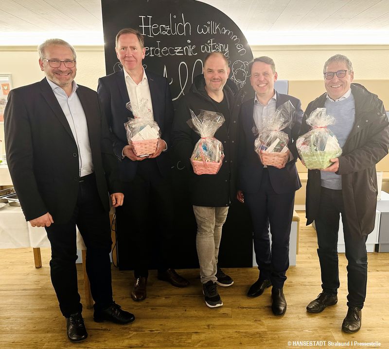 v.l.n.r. Thomas Janke, Heiko Miraß, Alexander Badrow, Kai-Michael Stybel, Axel Winkel