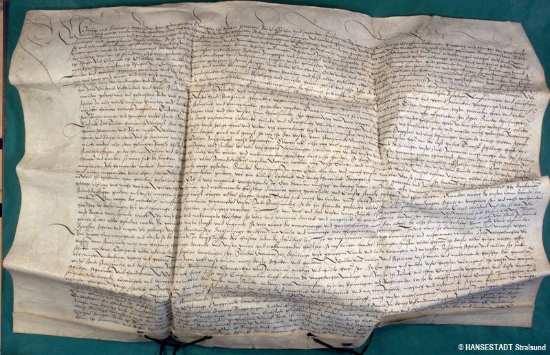 Urkunde von1525 - vorher