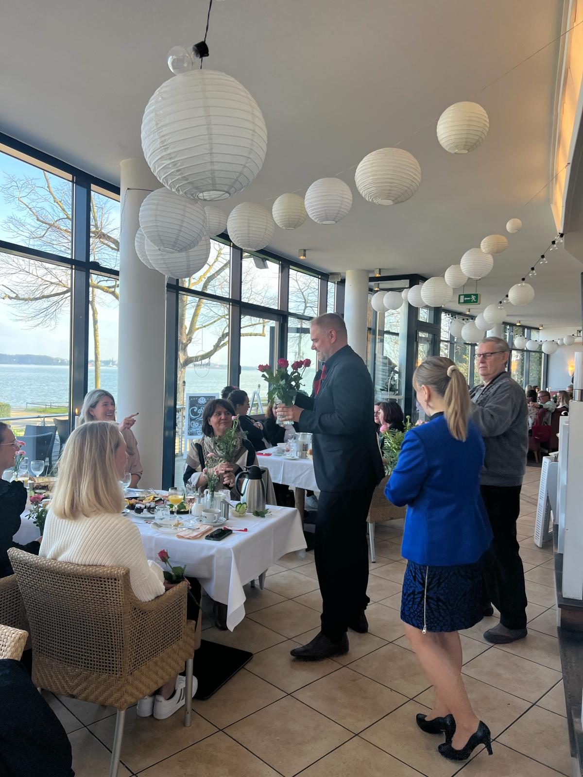 Empfang zum internationalen Frauentag im Ventspils am 8.3.24